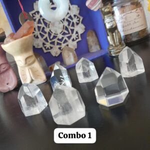 Set 6 Cuarzos Cristal