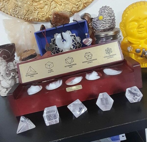 Sólidos Platónicos Cuarzo Cristal