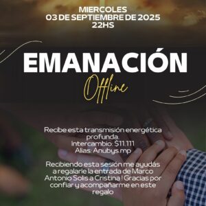Emanación Anukhim | 03 de Septiembre
